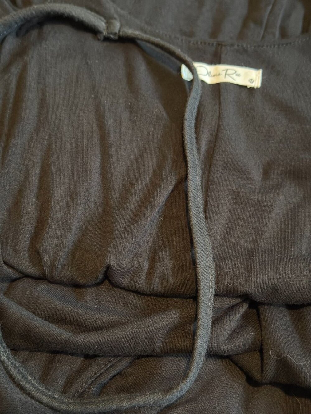 Olivia Rae Black Knit Maxi Dress Size M - Picture 7 of 9
